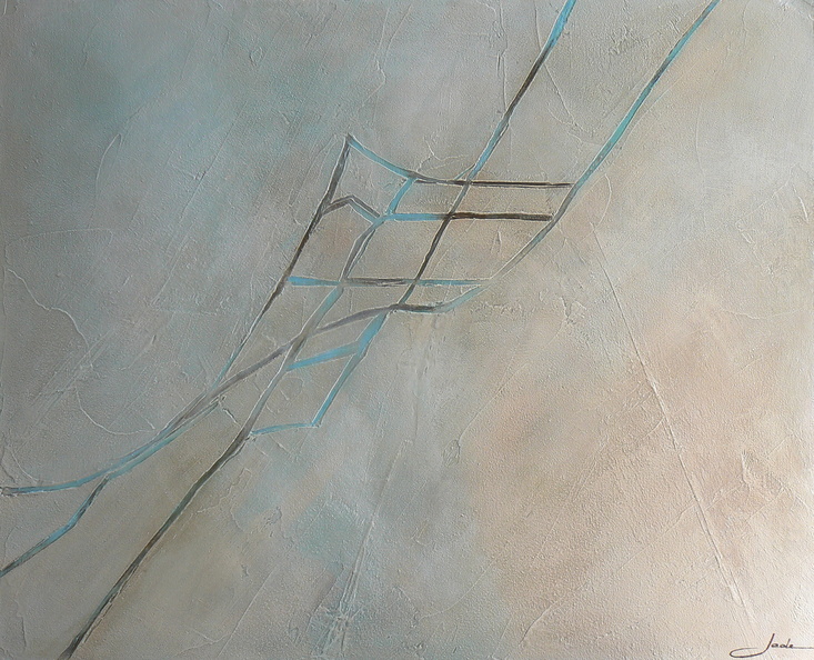 Effet de matière, collages, peinture acrylique
0.92 x 0.65
Flottement acryl coll 2011.jpg